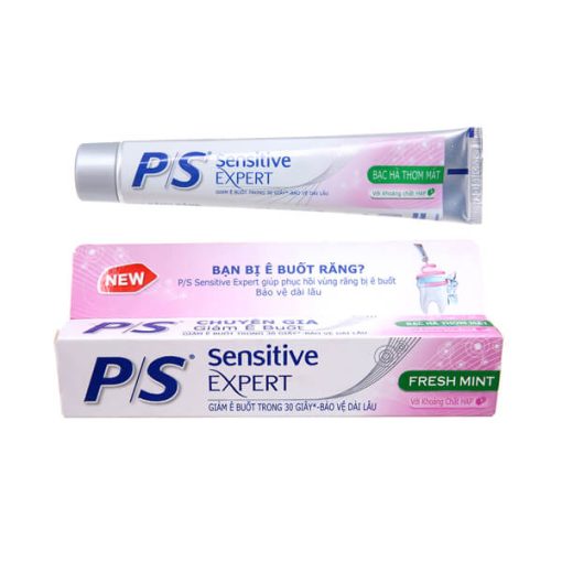 Kem Đánh Răng P/S Sensitive Expert Giảm Ê Buốt Bạc Hà Mát Lạnh 100g