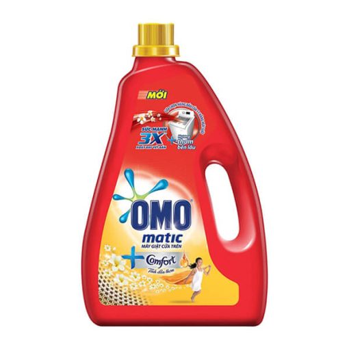 Nước Giặt Máy OMO Comfort Tinh Dầu Thơm Chai 2.4kg