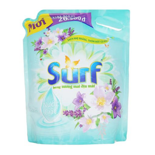 Nước Giặt Surf Hương Sương Mai Dịu Mát Túi 3.8kg
