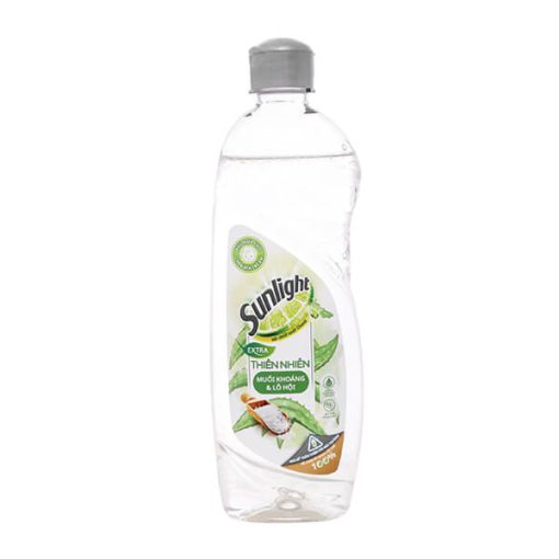 Nước Rửa Chén Sunlight Thiên Nhiên Muối Khoáng Và Lô Hội 400g