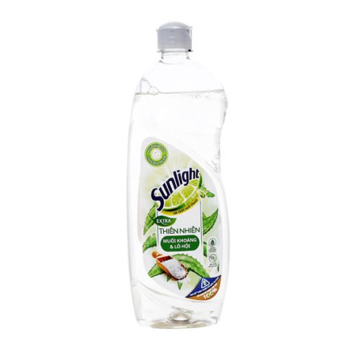 Nước Rửa Chén Sunlight Thiên Nhiên Muối Khoáng Và Lô Hội 750g