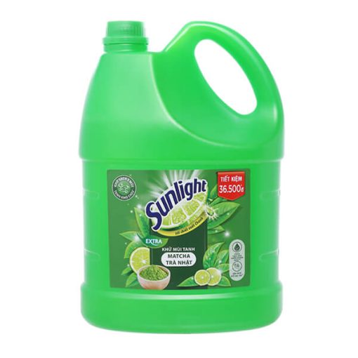 Nước Rửa Chén Sunlight Trà Xanh 3.6kg