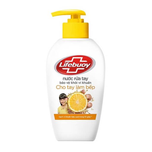 Nước Rửa Tay Lifebuoy Cho Tay Làm Bếp 180g