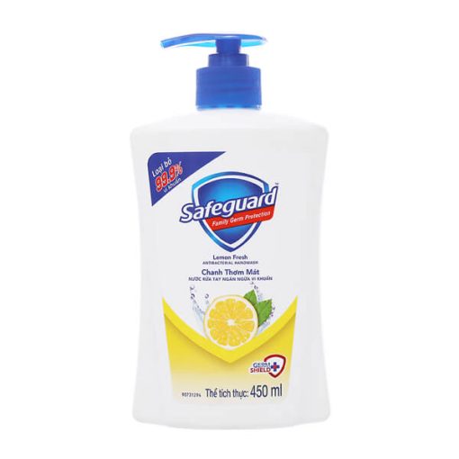 Nước Rửa Tay Safeguard Hương Chanh 450ml