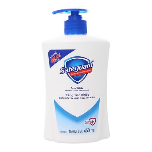 Nước Rửa Tay Safeguard Trắng Tinh Khiết 450ml