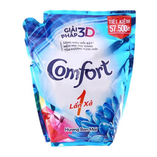 Nước Xả Vải Comfort Đậm Đặc 1 Lần Xả Hương Ban Mai Túi 2.6l