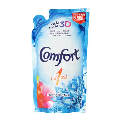 Nước Xả Vải Comfort Đậm Đặc 1 Lần Xả Hương Ban Mai Túi 800ml
