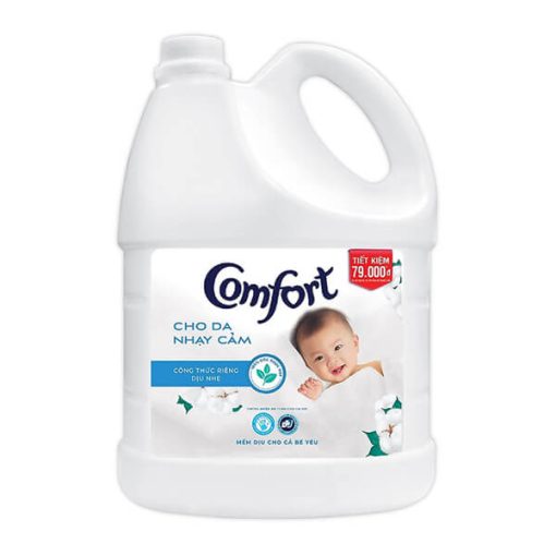 Nước Xả Vải Comfort Đậm Đặc Cho Da Nhạy Cảm 3.8l