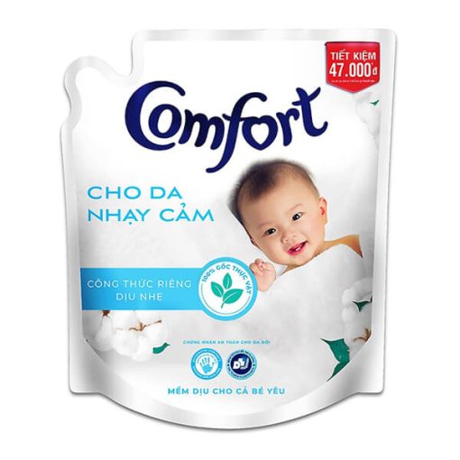Nước Xả Vải Comfort Đậm Đặc Cho Da Nhạy Cảm Túi 2.6l