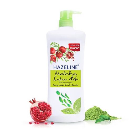 Sữa Tắm Dưỡng Sáng Da Hazeline Matcha & Lựu Đỏ 900g