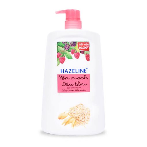 Sữa Tắm Dưỡng Sáng Da Hazeline Yến Mạch & Dâu Tằm 1kg