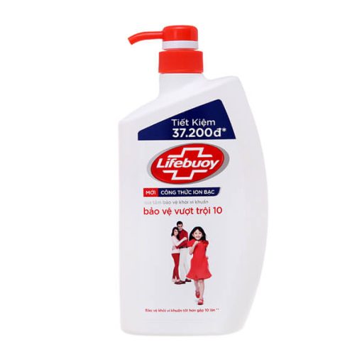 Sữa Tắm Lifebuoy Bảo Vệ Vượt Trội 10 850g