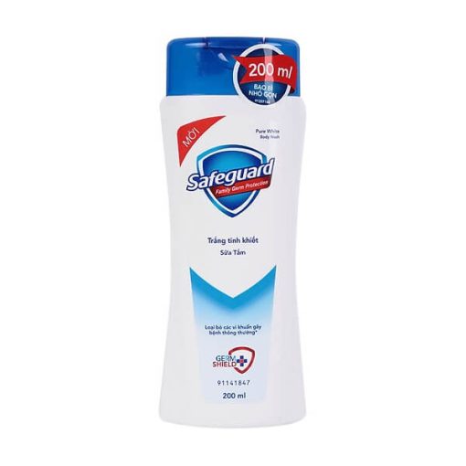 Sữa Tắm Safeguard Trắng Tinh Khiết 200ml