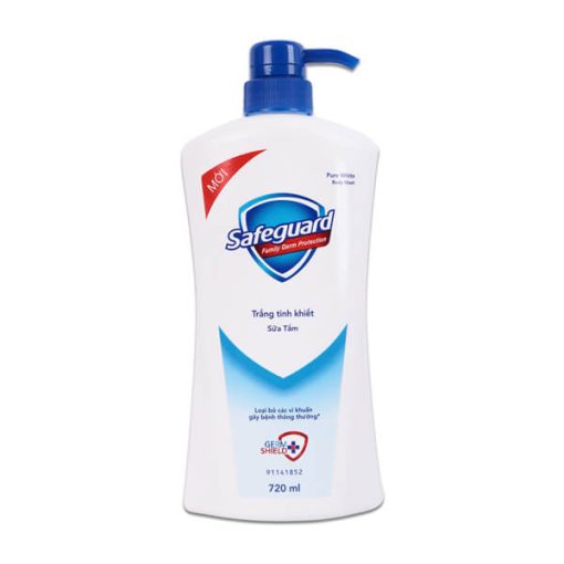 Sữa Tắm Safeguard Trắng Tinh Khiết 720ml