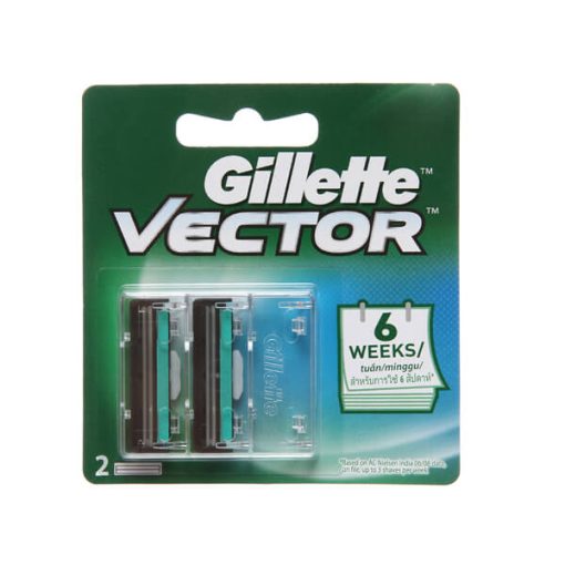 Vỉ 2 Lưỡi Dao Cạo Râu Lưỡi Kép Gillette Vector