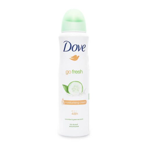 Xịt Khử Mùi Dove Go Fresh Dưa Leo & Trà Xanh 150ml