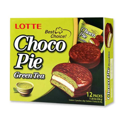 Bánh Lotte chocopie vị trà xanh 28g