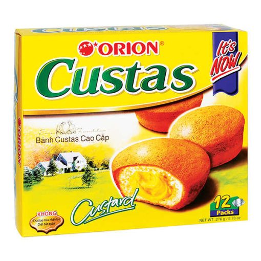 Bánh Orion Custas nhân kem trứng 23g