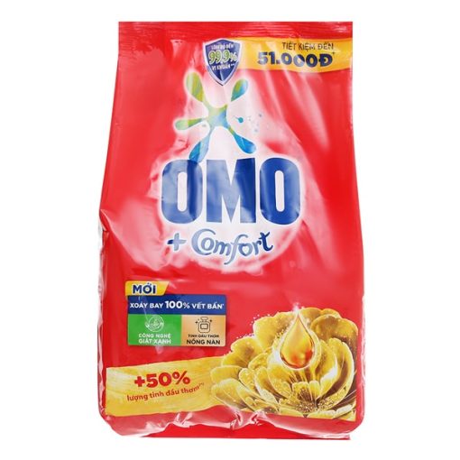Bột Giặt Omo Comfort Tinh Dầu Thơm Nồng Nàn 4kg