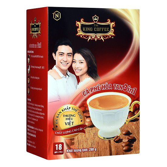 Nhà Phân Phối Cà phê Sữa Hòa Tan TNI King Coffee G7 3in1 16g*50 gói giá sỉ