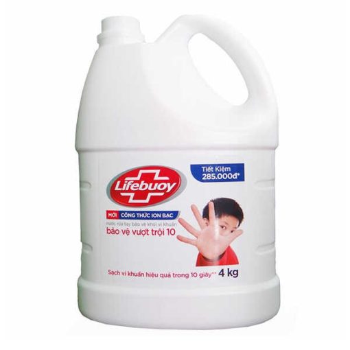 Nước Rửa Tay Lifebuoy Bảo Vệ Vượt Trội 4kg