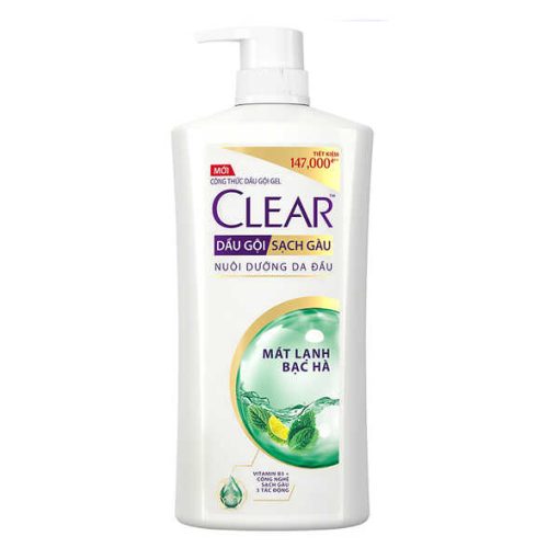 Dầu Gội Clear Bạc Hà Mát Lạnh 1.4kg