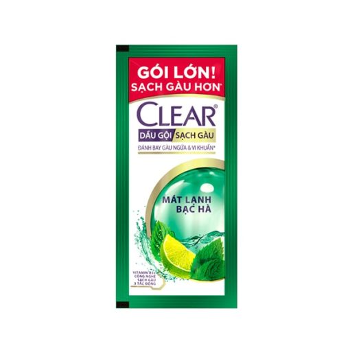 Dầu Gội Clear Mát Lạnh Bạc Hà 6g