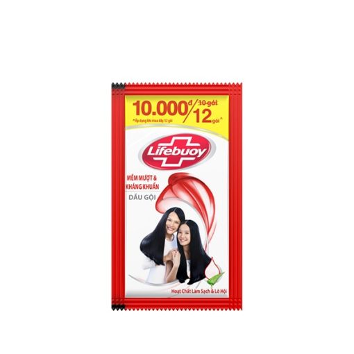 Dầu Gội Lifebuoy Mềm Mượt Kháng Khuẩn 6g