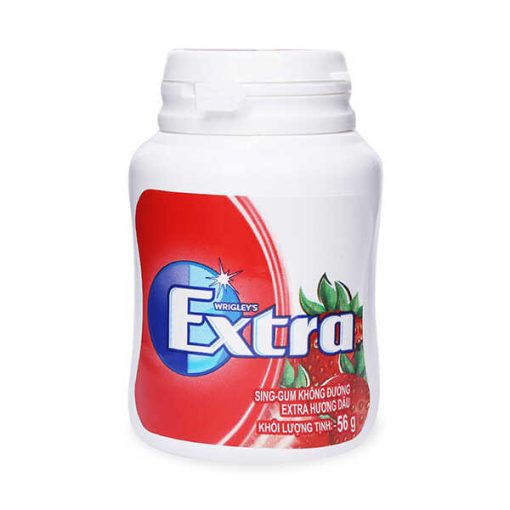 Kẹo Cao Su Wrigley Extra Dâu 56g