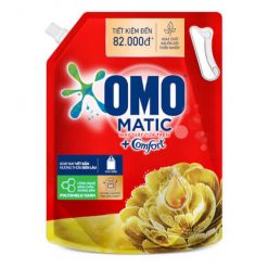 Nước Giặt OMO Comfort Tinh Dầu Thơm Cửa Trên Túi 3.7KG