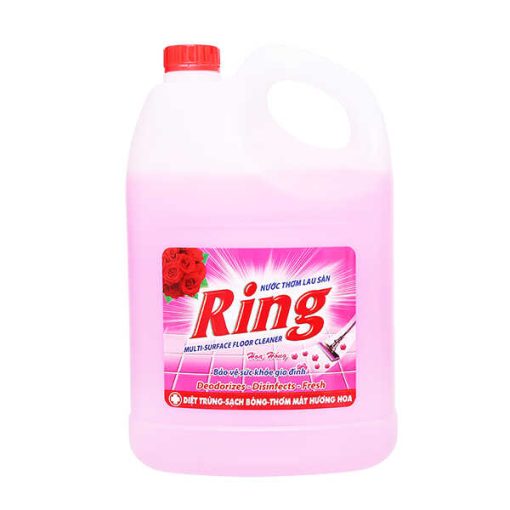 Nước Lau Sàn Ring Mỹ Hảo Hương Hoa Hồng 2L