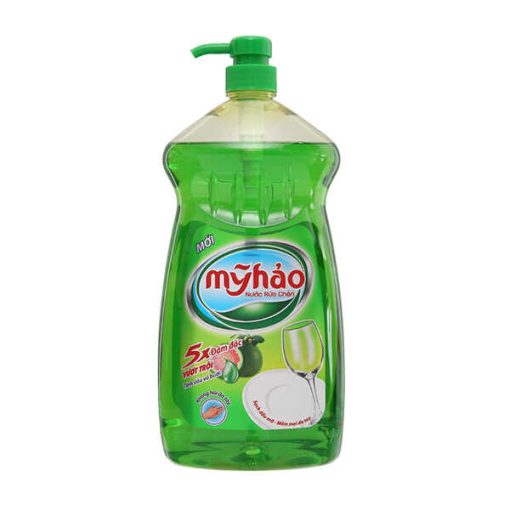 Nước Rửa Chén Mỹ Hảo 5X Bưởi 1.5kg (chai trong)