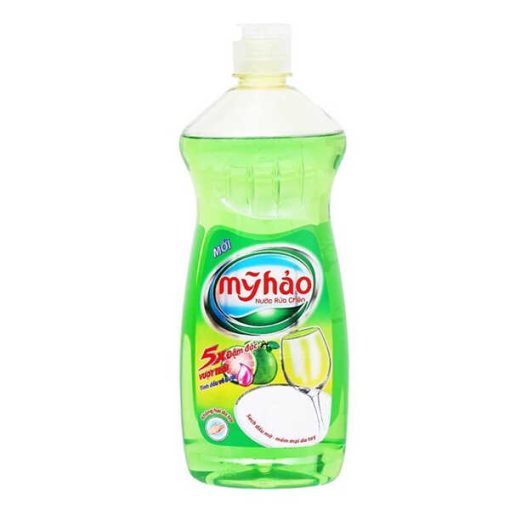 Nước Rửa Chén Mỹ Hảo 5X Bưởi 400g (chai trong)