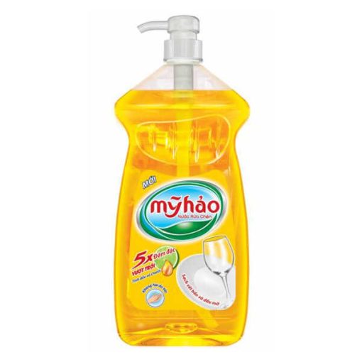 Nước Rửa Chén Mỹ Hảo 5X Chanh 1.5kg (chai trong)