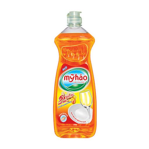 Nước Rửa Chén Mỹ Hảo 5X Gừng 750g (chai trong)