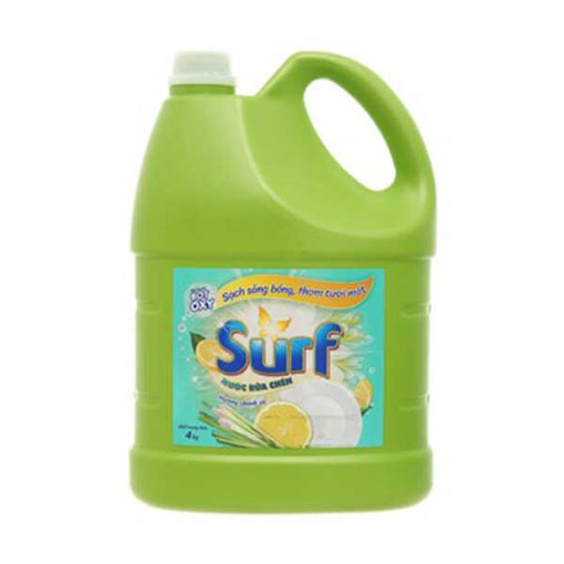 Nước Rửa Chén Surf Hương Chanh Sả 4KG