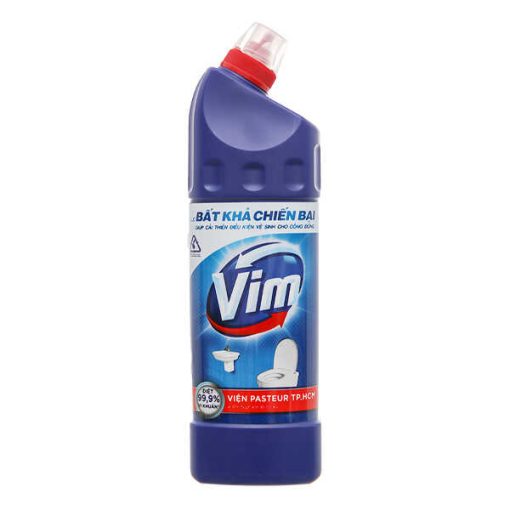 Nước tẩy bồn cầu Vim diệt khuẩn xanh biển 880ml