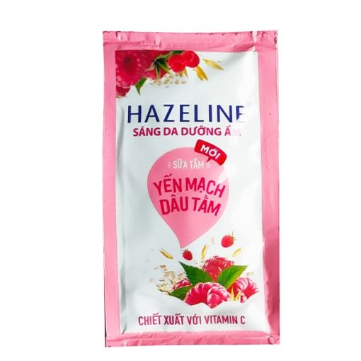 Sữa tắm Hazeline Sáng Da Yến Mạch Dâu Tằm 4.5g