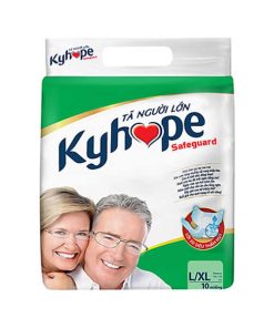 Tã Dán Người Lớn Kyhope Safeguard 10 miếng size L/ XL