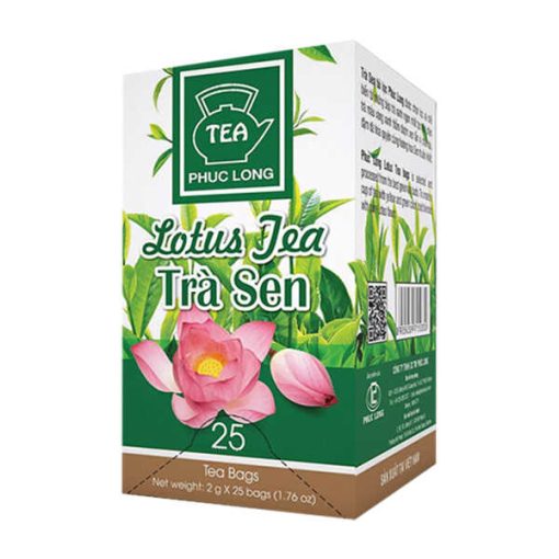 Trà sen túi lọc Phúc Long 2g