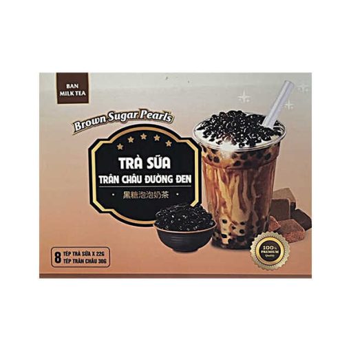Trà sữa Trân Châu Đường Đen BAN Milk Tea 400g