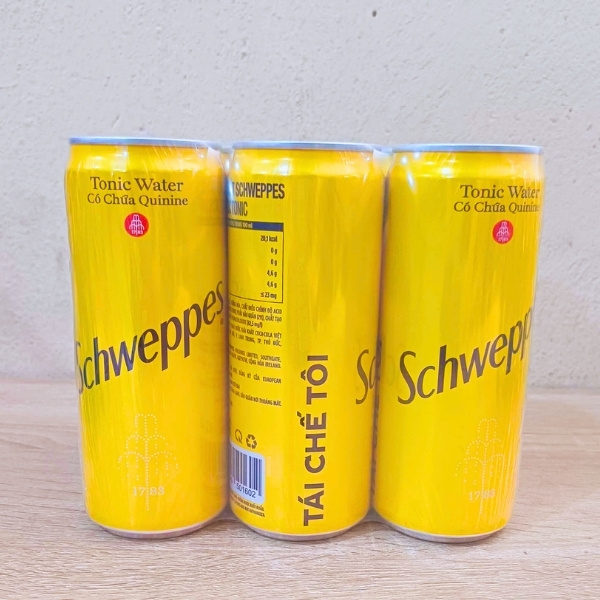 Lốc 6 lon Tonic Schweppes 320ml từ Schweppes cho nhà bán sỉ, phân phối bởi Horeco.