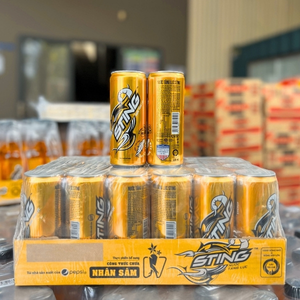 Nước Tăng Lực Sting Lon Vàng Giá Sỉ