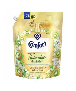 Nước Xả Vải Comfort Hương Hoa Linh Lan Và Kiwi Tươi Túi 1.7L