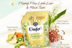 Nước Xả Vải Comfort Hương Hoa Linh Lan Và Kiwi Tươi