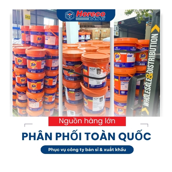 Hệ thống phân phối bột giặt Tide toàn quốc