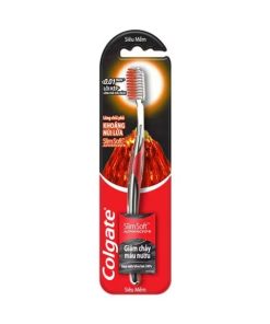 Bàn Chải Đánh Răng Colgate SlimSoft Advanced Phủ Khoáng Núi Lửa