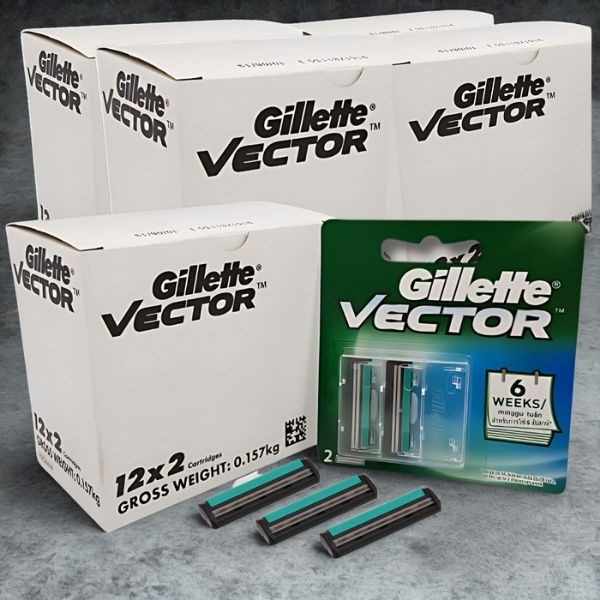 Gillette Vector – Lưỡi Dao Cạo Chính Hãng lưỡi dao cạo Gillette Vector giá sỉ, hộp 12 vỉ chính hãng dành cho nhà phân phối toàn quốc