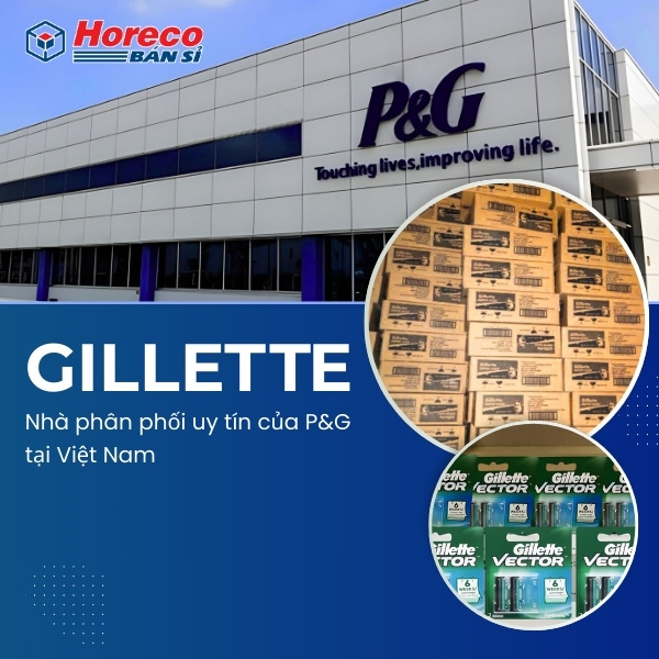 Horeco – Nhà Phân Phối Dao Cạo Gillette kho hàng Horeco phân phối dao cạo Gillette giá sỉ, hình ảnh thực tế tại Việt Nam