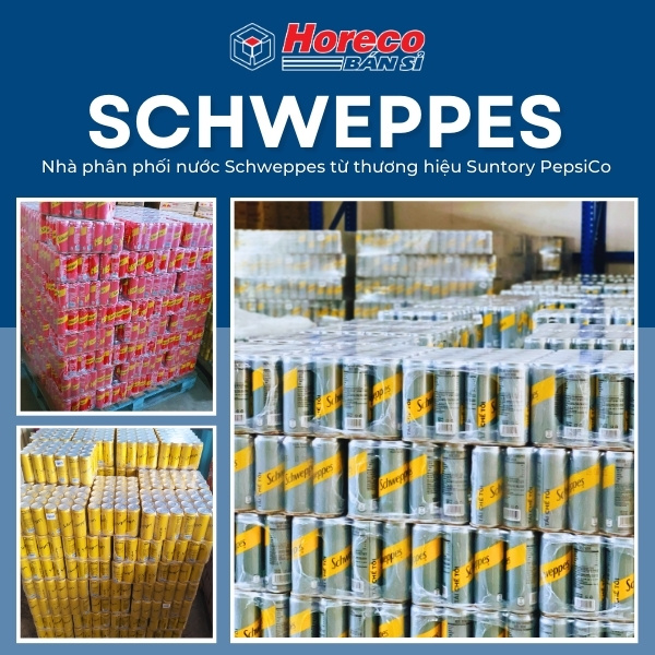 Nhà Phân Phối Nước Schweppes Từ Thương Hiệu Suntory PepsiCo nhà phân phối nước soda schweppes nhập khẩu giá sỉ